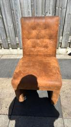 4 eetkamer stoelen op wieltjes, Ophalen of Verzenden, Gebruikt, Vier