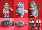 Figuur plush pluche Bever, Eekhoorn, Banana in pyjama, Aap, Ophalen of Verzenden, Zo goed als nieuw, Overige typen