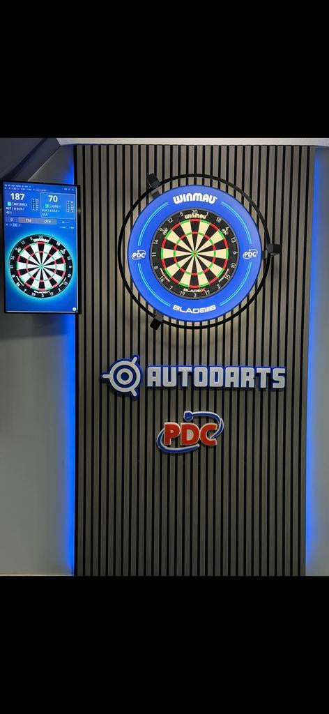 Autodarts set compleet met verlichting,camera’s op voorraad, Sport en Fitness, Darts, Ophalen of Verzenden, Nieuw