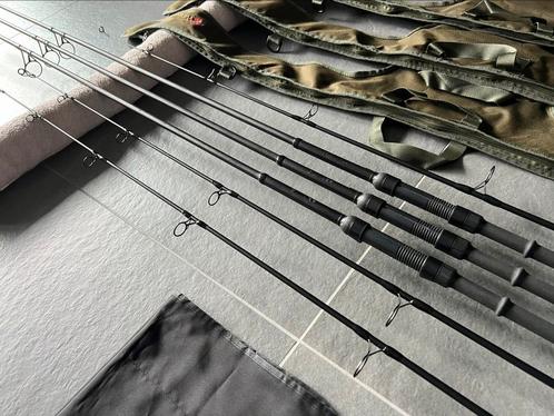 3 x Nash Dwarf Shrink 10ft 3lbs + Sleeves ZEER NETTE STAAT!, Watersport en Boten, Hengelsport | Karpervissen, Zo goed als nieuw