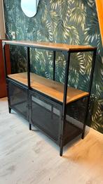 Industrieel TV Meubel / Audio Meubel Fjällbo (Ikea), Huis en Inrichting, Kasten | Overige, Ophalen, Gebruikt