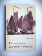 Herinneringen van een bramzijgertje~Jan de Hartog~Boekenweek, Boeken, Ophalen of Verzenden, Zo goed als nieuw, Nederland, Jan de Hartog