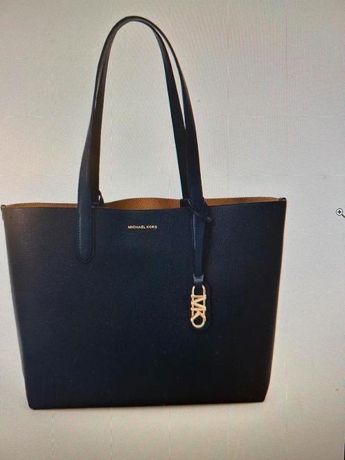 Originele Michael Kors xxl shopper leer ., Sieraden, Tassen en Uiterlijk, Tassen | Damestassen, Nieuw, Shopper, Blauw, Verzenden