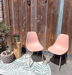 Set van 2 Roze Stoelen, Huis en Inrichting, Stoelen, Ophalen, Twee, Overige kleuren, Zo goed als nieuw