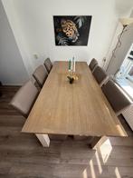 Tafel 2m×1m met 6 stoelen, Ophalen of Verzenden