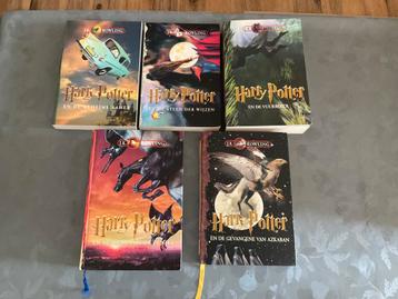 5 harry potter boeken beschikbaar voor biedingen