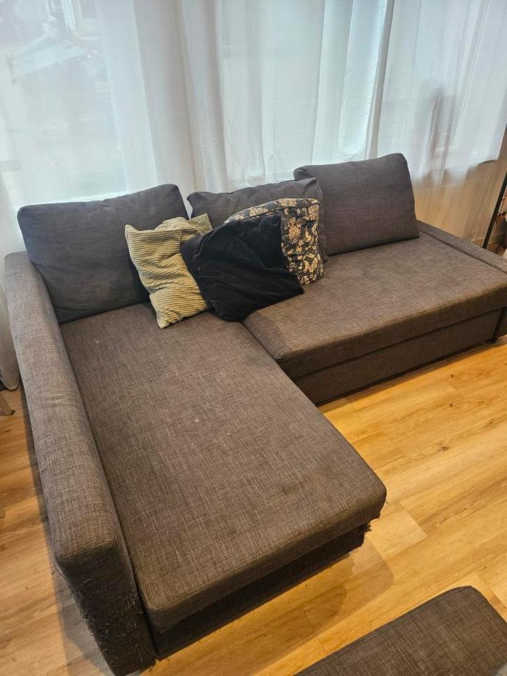 IKEA Friheten Hoekbank Slaapbank - Gebruikt, Huis en Inrichting, Banken | Bankstellen, Gebruikt, Hoekbank, Vierpersoons of meer