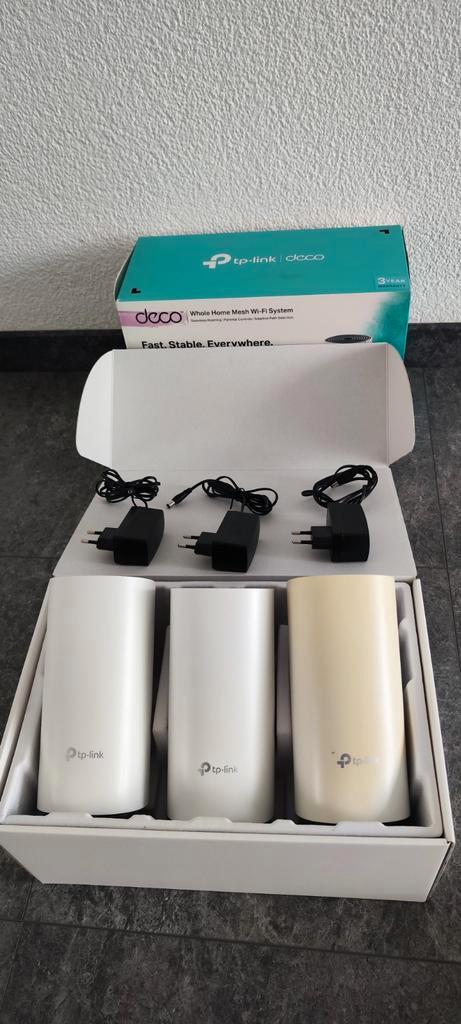 TP-Link Deco E4 (3-pack), Computers en Software, WiFi-versterkers, Gebruikt, Ophalen