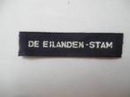 Scouting naambandje de Eilandenstam (Hellevoetsluis)., Ophalen of Verzenden, Zo goed als nieuw, Embleem, Speld of Insigne