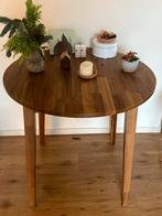 ACTIE! Houten tafel met twee stoelen - 1 jaar oud, Huis en Inrichting, Tafels | Eettafels, Ophalen, Minder dan 50 cm, Gebruikt