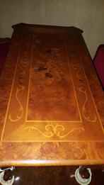 Intarsia inleg barok salontafels, Ophalen