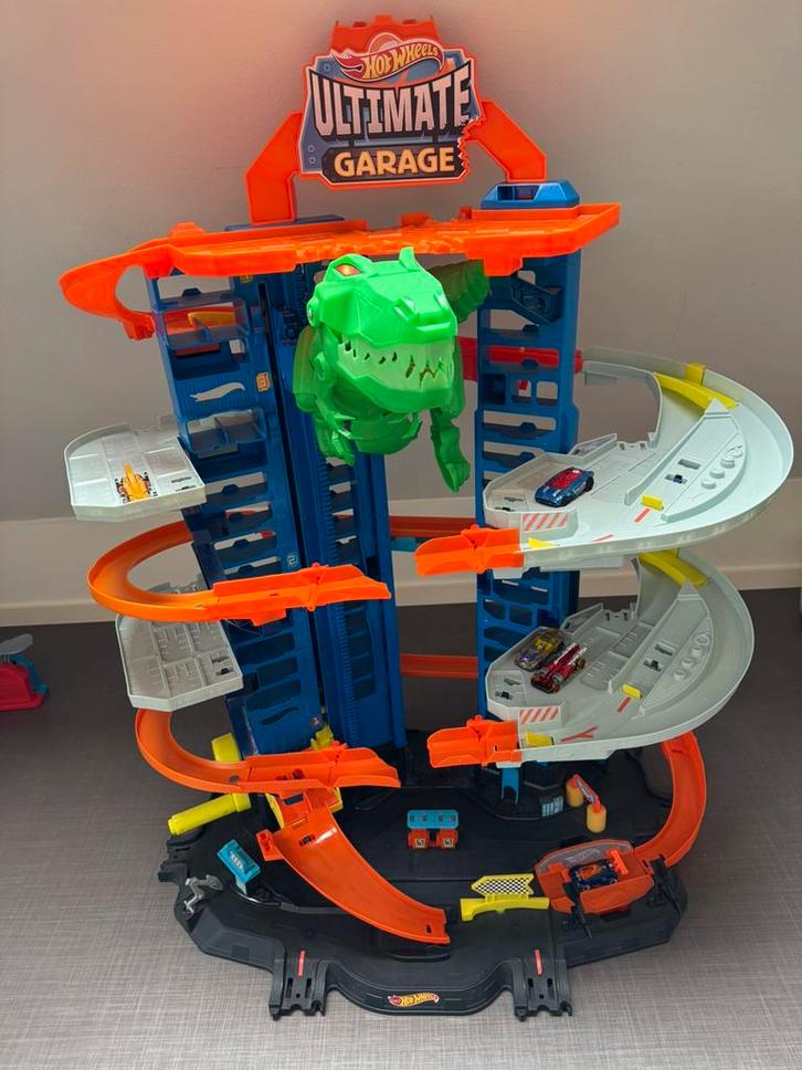 Hot Wheels City- Ultimate garage (GJL14), Kinderen en Baby's, Speelgoed | Racebanen, Zo goed als nieuw, Handmatig, Hot Wheels