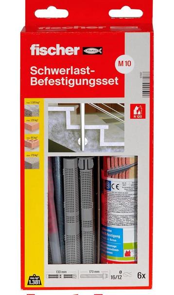 Fischer zwaarbelast bevestigingsset ZH 16/12 nieuw &geseald beschikbaar voor biedingen