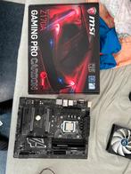 MSI Z170A Gaming Pro Carbon moederbord + i5-6600, Computers en Software, Moederborden, Ophalen, Zo goed als nieuw, DDR4