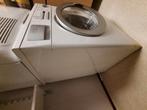 Wasmachine/droger combinatie AEG, kleur wit, Ophalen, Gebruikt, 85 tot 90 cm, 1200 tot 1600 toeren