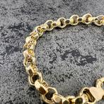 14k gouden armband dik jasseron schakel, Ophalen of Verzenden, Nieuw, Goud