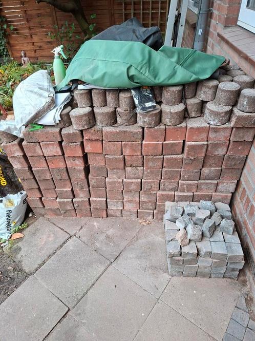 448 klinkers ongeveer 4,5 m2, Tuin en Terras, Tegels en Klinkers, Gebruikt, Klinkers, Overige materialen, Ophalen