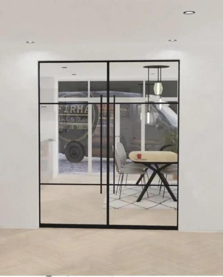 Dubbele taatsdeur 2488x770 exacte maat *sale 113, Doe-het-zelf en Verbouw, Deuren en Horren, Nieuw, Binnendeur, 215 cm of meer