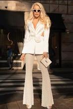 Prachtig Uniek Parel Trouwpak, Blazer en Pantalon, Kleding | Dames, Trouwkleding en Trouwaccessoires, Verzenden, Nieuw