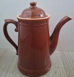 Vintage aardenwerk bruine koffiepot van Tellurite België, Antiek en Kunst, Antiek | Keramiek en Aardewerk, Ophalen of Verzenden