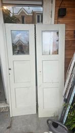 Oude Kastdeuren met Glas, Ophalen, Gebruikt, Overige typen, Minder dan 200 cm