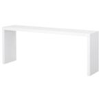 Malm bedtafel wit Ikea, Huis en Inrichting, Tafels | Sidetables, 25 tot 50 cm, Gebruikt, Rechthoekig, Ophalen