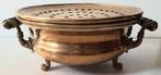 Biedermeier koperen bord/schotelwarmer, Antiek en Kunst, Antiek | Servies los, Ophalen of Verzenden