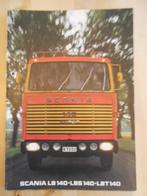 Scania 140 V8 Brochure 1972 – LB140 LBS140 LBT140, Gelezen, Ophalen of Verzenden, Overige merken, Scania
