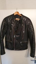 Prachtige leren jas van Sandro., Zwart, Ophalen of Verzenden, Zo goed als nieuw, Sandro