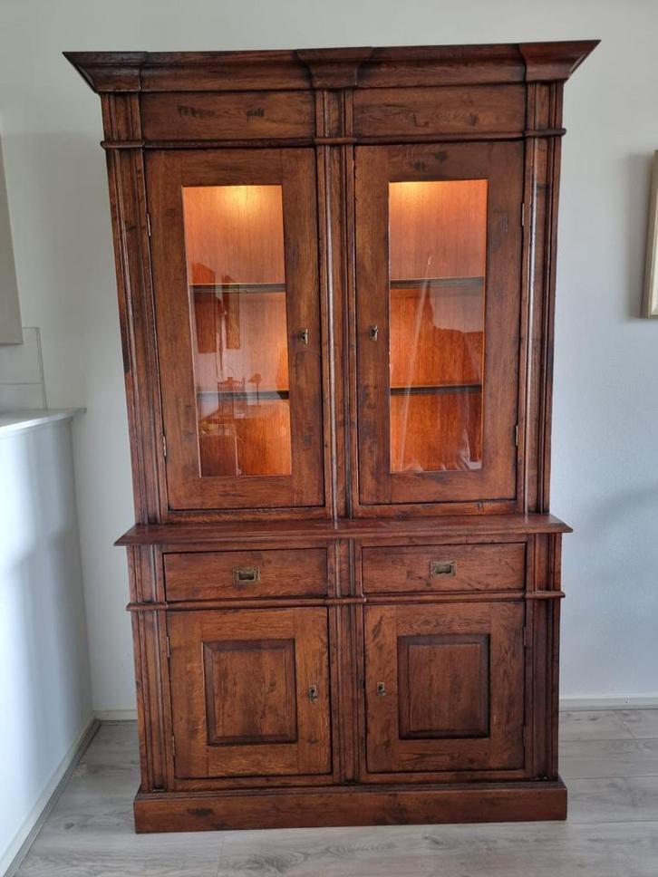 Servieskast met Verlichting, Huis en Inrichting, Kasten | Buffetkasten, Gebruikt, 200 cm of meer, 100 tot 150 cm, 50 tot 75 cm