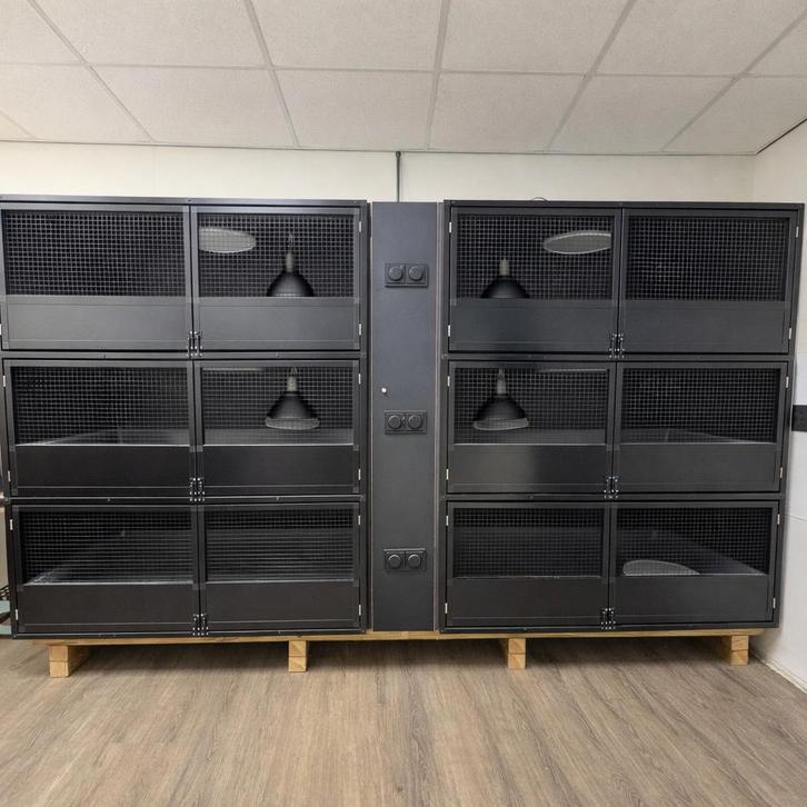 Kuiken opfok hokken van betonplex inclusief toebehoren, Dieren en Toebehoren, Pluimvee | Toebehoren, Zo goed als nieuw, Kippenhok of Kippenren