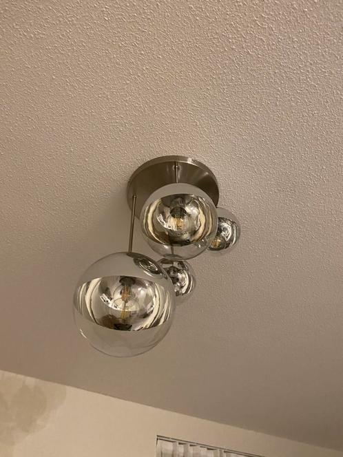 Moderne glasbollen plafondlampen, Huis en Inrichting, Lampen | Plafondlampen, Zo goed als nieuw, Ophalen