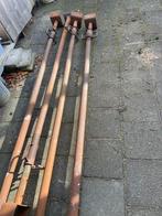 4x Bouwstutten / Schroefstempels, Doe-het-zelf en Verbouw, Steigers, Ophalen, Gebruikt, Overige typen, 2 tot 5 meter
