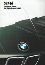 Folder BMW 524 td 1984, Boeken, Auto's | Folders en Tijdschriften, Gelezen, BMW, Verzenden