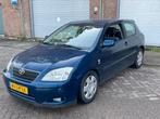 Toyota Corolla 1.6 Vvt-i 3DR Linea SOL 2003 Blauw, Auto's, 47 €/maand, Origineel Nederlands, Te koop, 5 stoelen