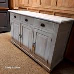 White wash teakwood dressoir landelijk old hoffz, Huis en Inrichting, Kasten | Dressoirs, Ophalen of Verzenden, Zo goed als nieuw