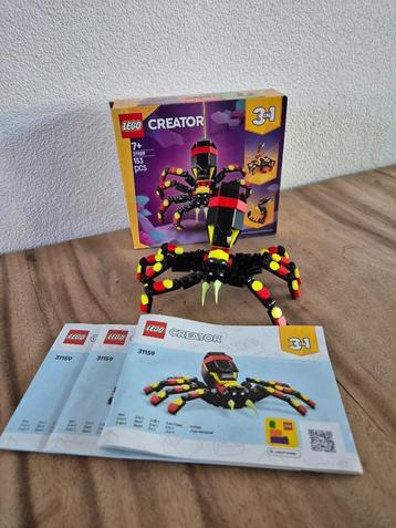 Lego Creator 3-1 31159 Wilde dieren: spannende spin  beschikbaar voor biedingen
