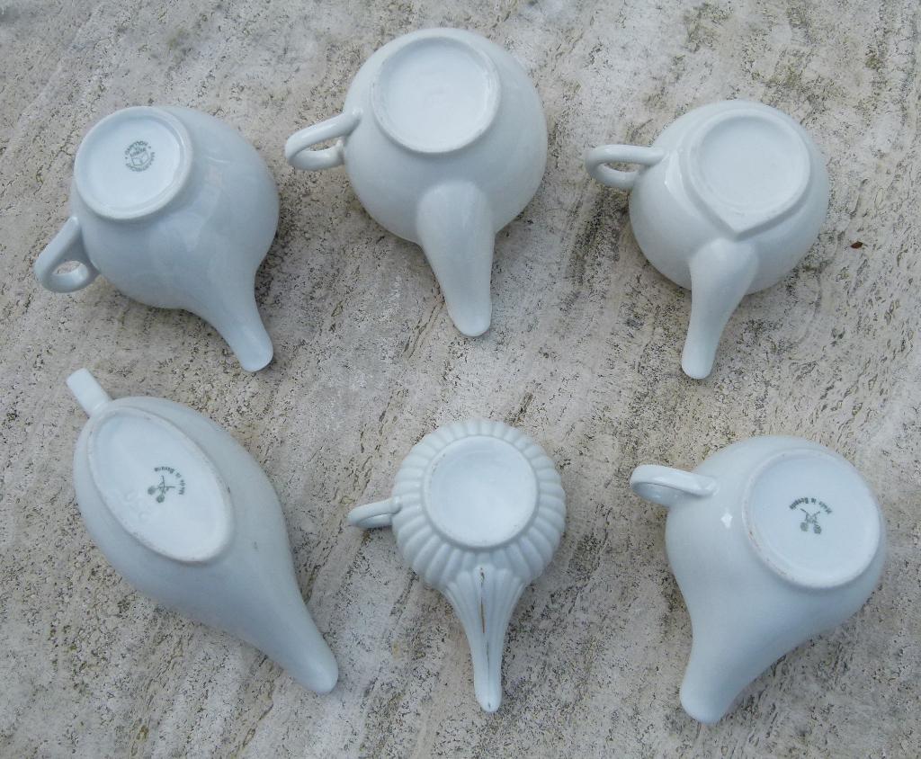 6 x Drinkschuitjes / Patienten / Zieken Beker met Drink Tuit, Nieuw, Ophalen of Verzenden, Wedgwood, Kop(pen) en/of Schotel(s)