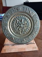 Geelkoperen Plaquette Shiva - 19cm, Ophalen of Verzenden