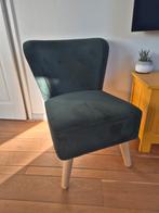 Fauteuil Groen, Huis en Inrichting, Fauteuils, Ophalen, Gebruikt, Minder dan 75 cm, Stof
