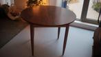 Vintage Ronde Tafel Uitschuifbaar, Huis en Inrichting, Tafels | Eettafels, Ophalen, Gebruikt, 100 tot 150 cm, Rond
