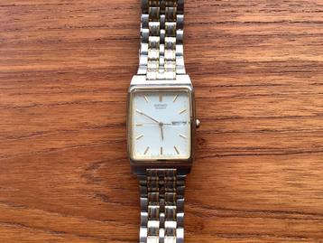 seiko vintage herenhorloge 7N33-5A00 day date dag datum beschikbaar voor biedingen