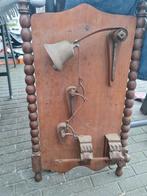 Antieke trekbel met houten frame, Antiek en Kunst, Ophalen