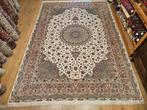 Vintage handgeknoopt perzisch tapijt tabriz 50raj 365x251, Huis en Inrichting, Stoffering | Tapijten en Kleden, Info@SlatsAntiek.nl