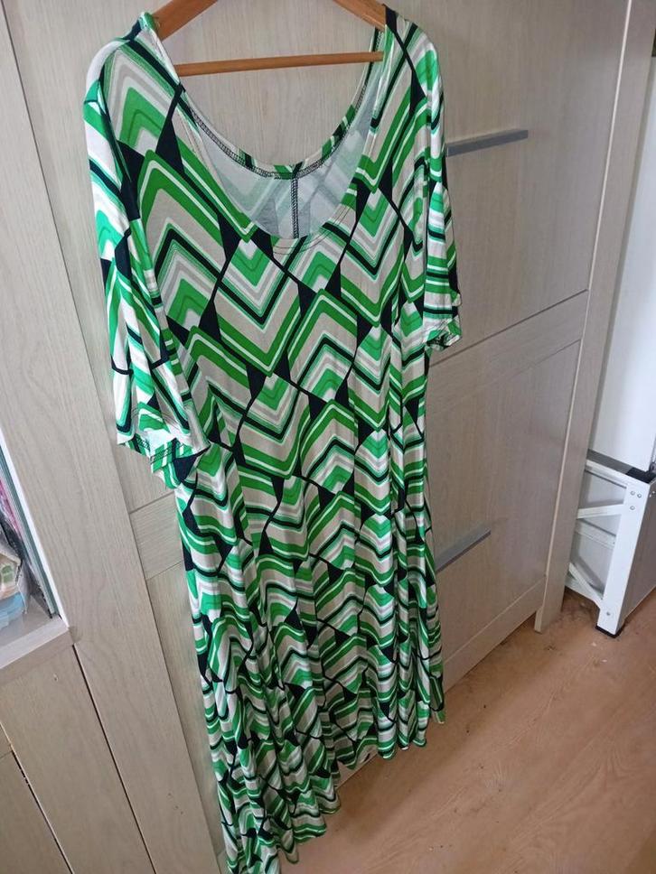 Een prachtige mooie zomerjurk van Magna maat 52/54, Kleding | Dames, Grote Maten, Zo goed als nieuw, Jurk, Overige kleuren, Ophalen of Verzenden