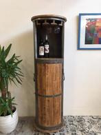 Wijn / drank kast op wielen 150 cm hoog., Huis en Inrichting, Woonaccessoires | Wijnrekken, 15 tot 25 flessen, Nieuw, Ophalen of Verzenden
