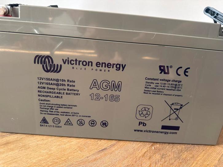 Victron 12V/165Ah AGM Deep Cycle Accu new staat, Audio, Tv en Foto, Accu's en Batterijen, Gebruikt, Oplaadbaar, Ophalen