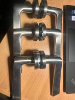 Deurklink RVS, Doe-het-zelf en Verbouw, Hang- en Sluitwerk, Ophalen of Verzenden, Zo goed als nieuw, Rvs, Klink of Kruk