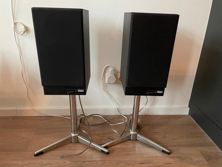 Studio de schop 2-way speakers, Audio, Tv en Foto, Luidsprekers, Zo goed als nieuw, Front, Rear of Stereo speakers, Minder dan 60 watt
