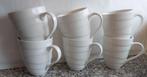 6  beker mok Jamie Oliver wit, creme Waves serie met oor, Keramiek, Ophalen of Verzenden, Zo goed als nieuw, Overige stijlen